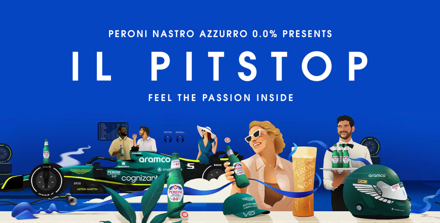 Peroni Nastro Azzurro 0.0% & Aston Martin Aramco Cognizant Formula One™